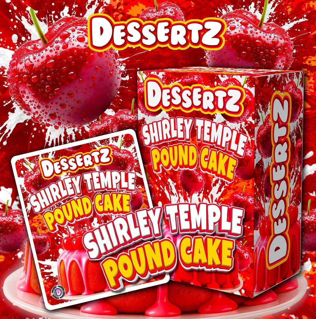Shirley Temple Pound Cake