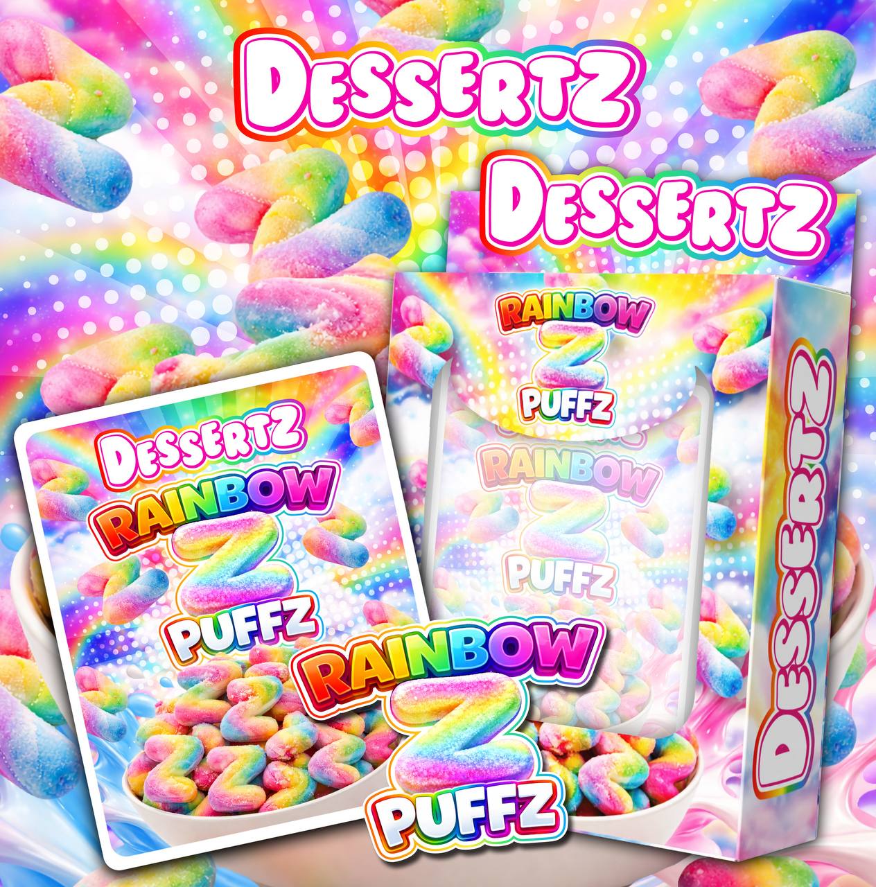 Rainbow Puffz