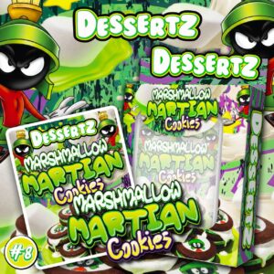 Marshmallow Martian Cookies